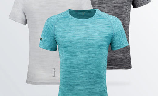 水彩纹持久抑菌运动短T恤 商品图6