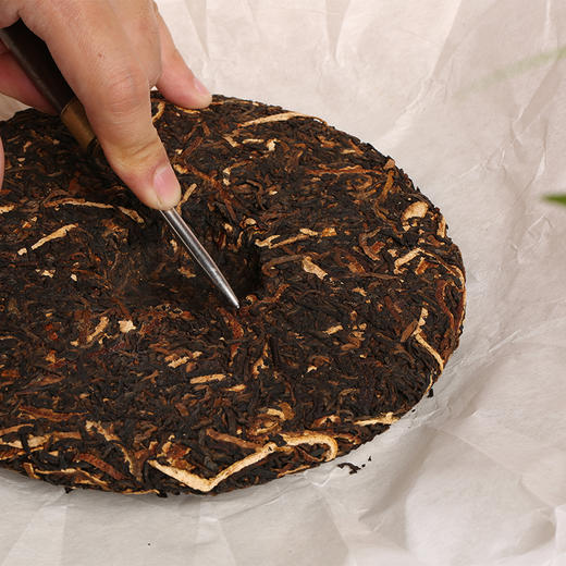 压箱底陈皮普洱茶 普洱熟茶 饼茶 商品图4