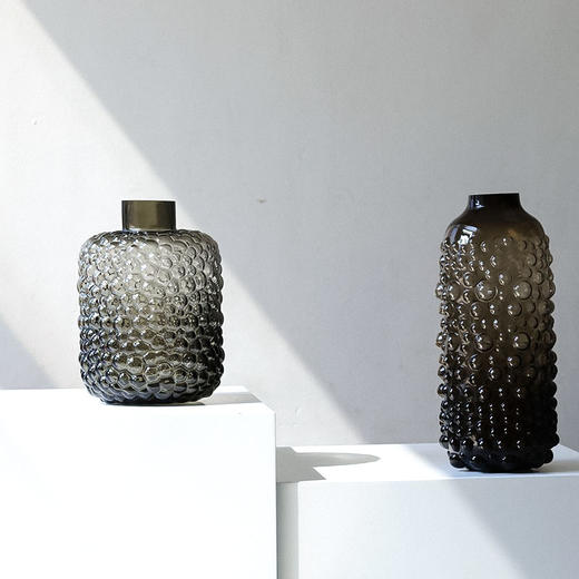 2022.3月新华浮点浅黑玻璃花瓶 商品图6