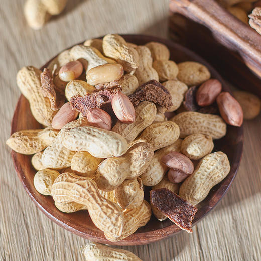 【剥壳闻香】陈皮花生 颗粒香脆 陈皮入味 陈皮煮的花生 酥脆可口 含即食陈皮 咸香味美 商品图1