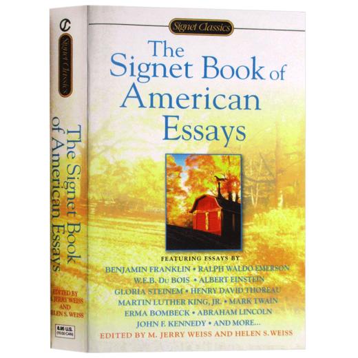 美国经典短文集 英文原版 The Signet Book of American Essays 富兰克林自传 全英文版进口美国文学书籍 商品图2