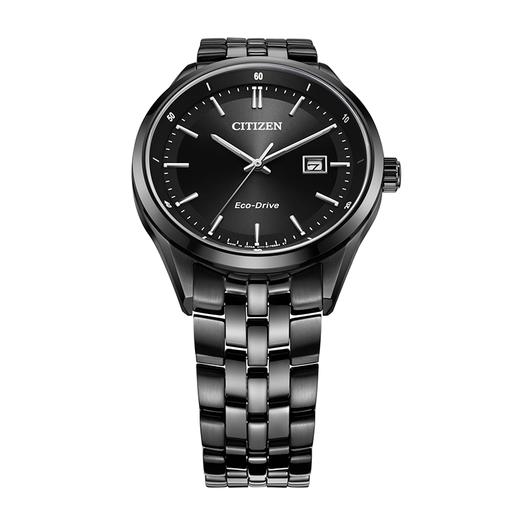 西铁城（CITIZEN）光动能男士腕表商务钢带款BM7565-80E 商品图4