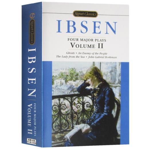 易卜生四大戏剧2 英文原版 Four Major Plays 群鬼 人民公敌 海上夫人 英文版进口文学书籍 约翰·盖勃吕尔·博克曼 商品图1