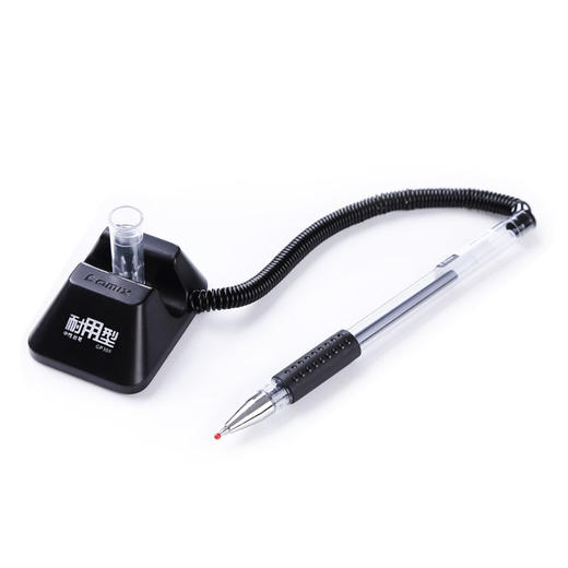齐心 GP308 耐用型台笔签字笔中性笔前台用0.5mm 黑色 商品图2