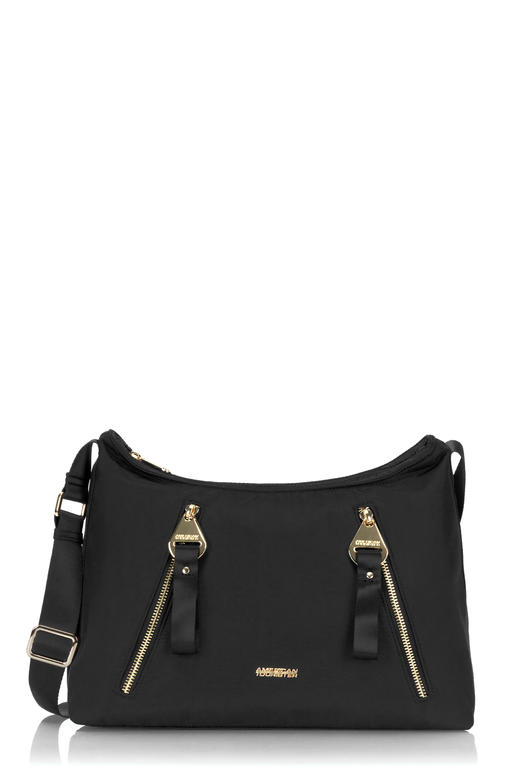 【美旅】时尚翻盖设计 金属拉环配饰 背部隐藏口袋 防盗 轻便 女式包袋 GH3*001&002&003 商品图5