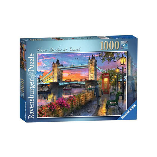 Ravensburger拼图 平面拼图1000片塔桥日落RAVC150335 商品图0