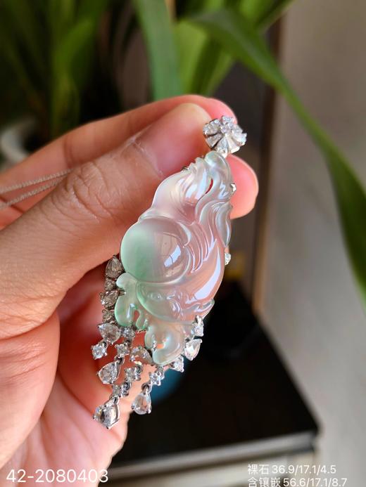 玻璃飘翠鲤鱼吊坠  55999【42-2080403】 商品图8