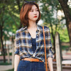 洋气减龄 ｜ 禾家BF风真丝格纹衬衣 商品缩略图1