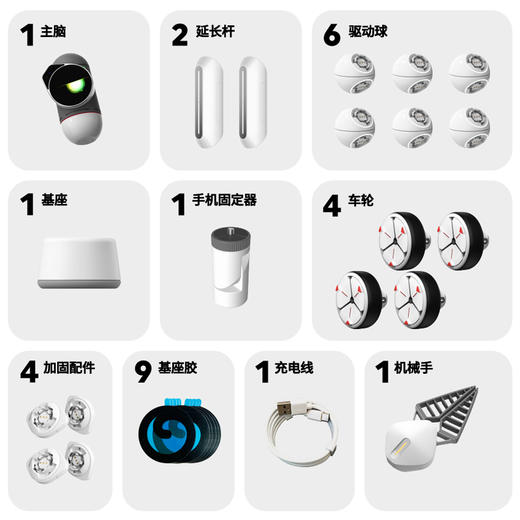 可立宝ClicBot智能机器人编程教育玩具模块化拼接儿童益智陪伴学习机 【进阶套装】 商品图4