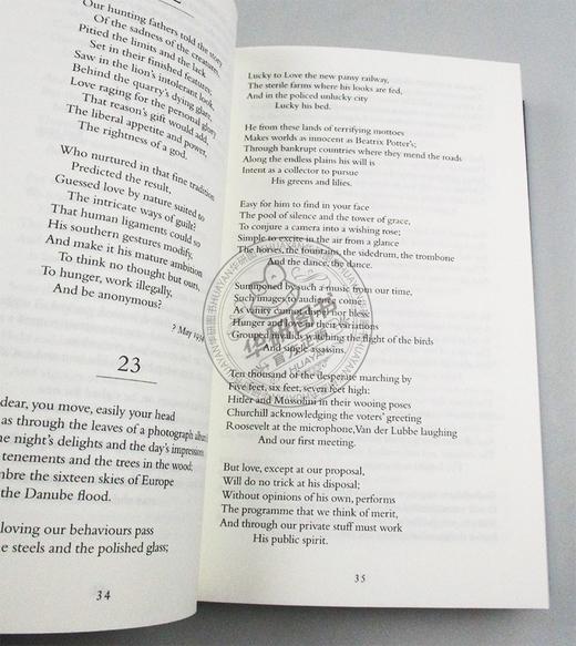 奥登诗选 英文原版 W H Auden Selected Poem 英文版 外国诗歌 进口原版英语文学书籍 商品图1