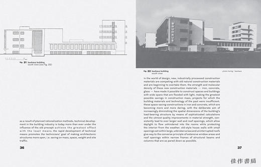 Bauhausbucher 12-Walter Gropius:Bauhaus Buildings Dessau/包豪斯之书系列12-沃尔特·格罗皮乌斯:包豪斯建筑德绍 商品图4