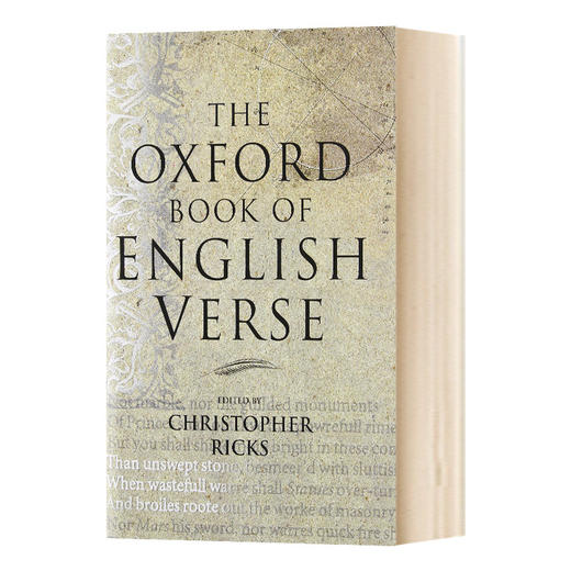牛津英语诗歌 英文原版 The Oxford book of English verse Christopher Ricks 莎士比亚 华兹华斯 英文版 进口书 商品图0