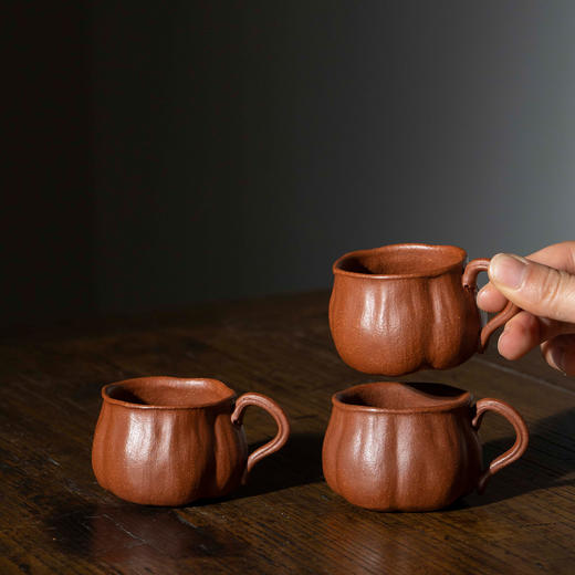 手作紫砂｜红椒杯 极品红降坡泥 商品图0