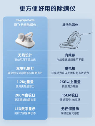 英国morphy摩飞MR3100除螨仪 商品图4