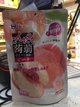 金德福白桃味蒟蒻果冻（低糖）160克