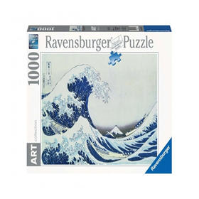 Ravensburger拼图 平面拼图1000片葛饰北斋：神奈川冲浪里RAVC167227
