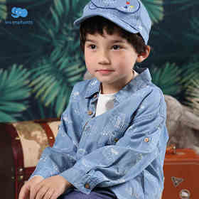 丽婴房-童衣类（春）F2上衣R_中蓝\湖蓝