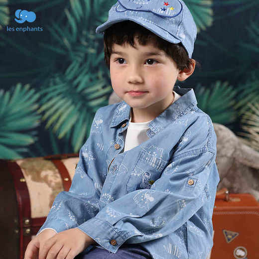 丽婴房-童衣类（春）F2上衣R_中蓝\湖蓝 商品图0