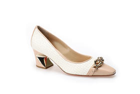 豪麟名鞋奥莱BALDININI女鞋皮鞋羊皮革D2E206P白色  原价6600元