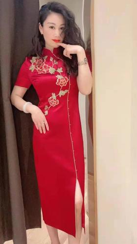 3楼 莱迪雅服饰 春款 醋酸纤维礼服