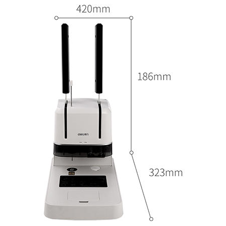 得力3876A财务装订机(白) 商品图3