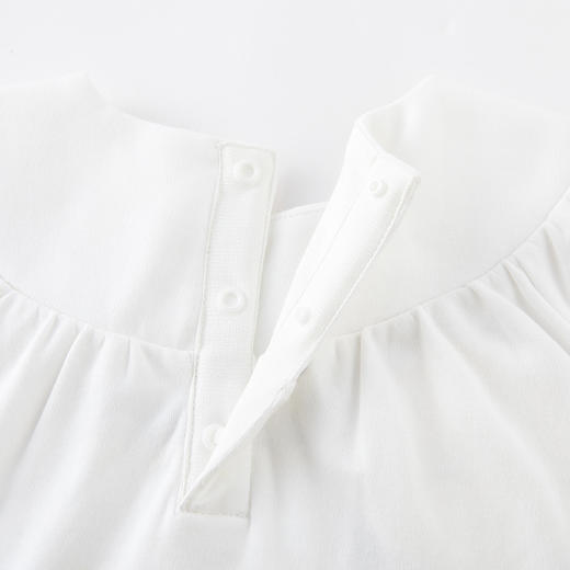 英氏女童春秋精致优雅T恤纯棉圆领长袖套头衫百搭上衣YRTAJ12183A 商品图4