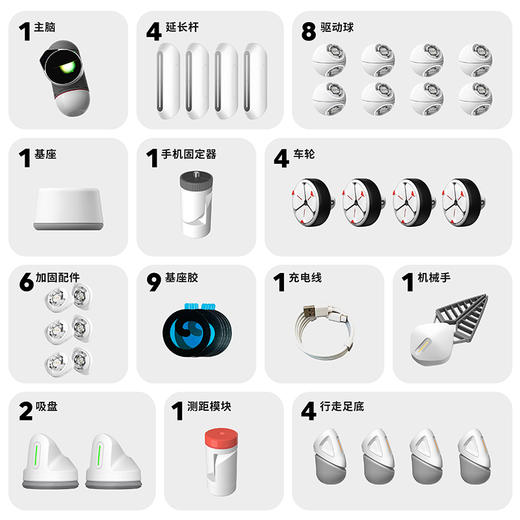 可立宝ClicBot智能机器人编程教育玩具模块化拼接儿童益智陪伴学习机【大师套装】 商品图4