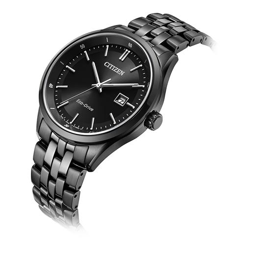 西铁城（CITIZEN）光动能男士腕表商务钢带款BM7565-80E 商品图5