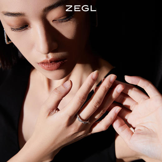 ZEGL925纯银情侣戒指男女对戒小众设计送女友朋友情人节生日礼物 商品图5