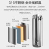 特美刻智能保温杯大容量316不锈钢水杯男女便携茶水分离杯车载显温水杯支持HUAWEI HiLink TW660019黑色 商品缩略图3