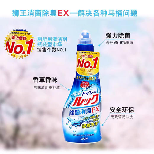 日本LION/狮王 厕所马桶消臭除菌洁厕剂450ml-会员6折 商品图1