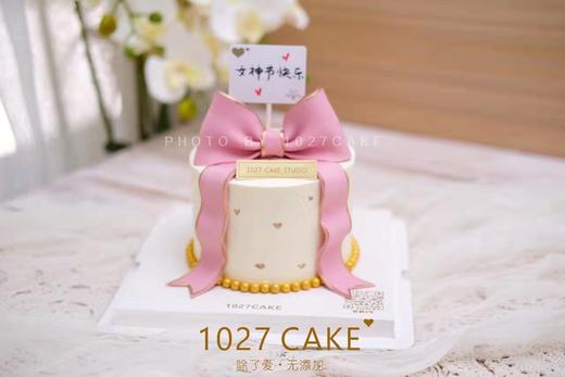 1027CAKE | 少女心 蝴蝶结 粉嫩色系 为你的少女心加冕 翻糖 商品图0