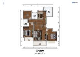 金地悦峰135㎡