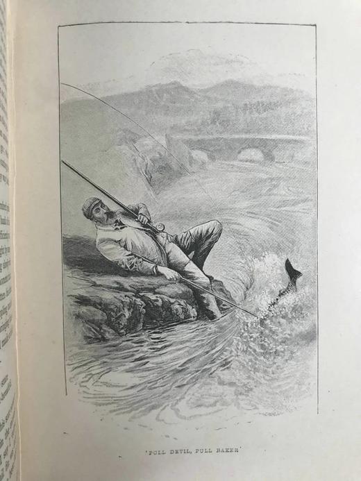 1893年 垂钓指南（全2卷） 数百幅版画插图 漆布精装32开 商品图9