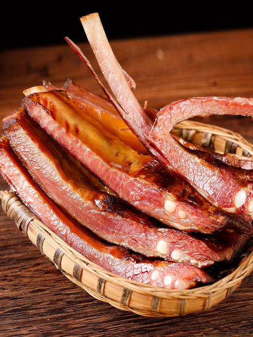 四川特产 古蜀味道烟熏腊排骨 商品图2