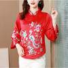 复古中国风，改良唐装中式刺绣国潮盘扣上衣KQL-8501 商品缩略图2