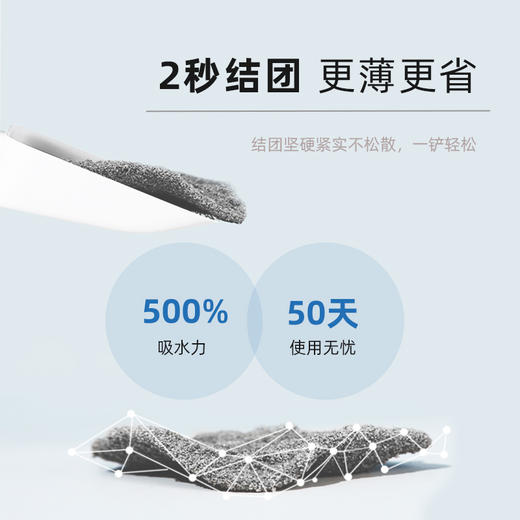 蓝钻膨润土猫砂25磅美国钠基膨润土红白标蓝猫砂无尘除臭活性炭 商品图2