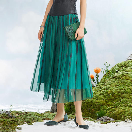 TANGY Collection莨绸半裙 商品图3