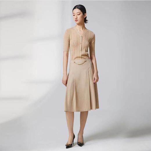 蓝地叠褶A摆半裙BLWCQ042000 商品图3