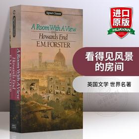 正版 看得见风景的房间 英文原版 A Room with a View and Howards End 霍华德庄园 英文版世界名著小说 进口书籍