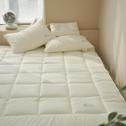 【立体床垫】原棉A类床垫纯色原棉无荧光床褥加厚保护垫烫画软床垫 商品图2