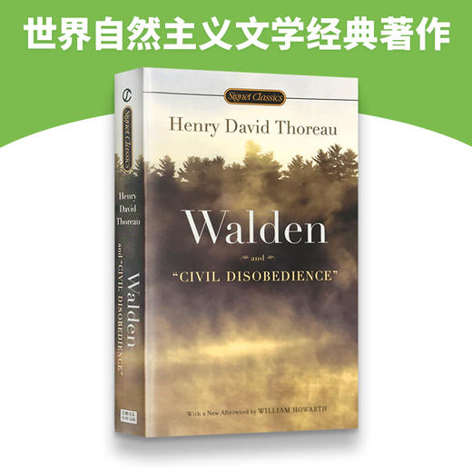 瓦尔登湖英文版 Walden and Civil Disobedience 英文原版书 论公民的不服从义务 经典名著 梭罗作品 现货正版进口书籍 商品图1