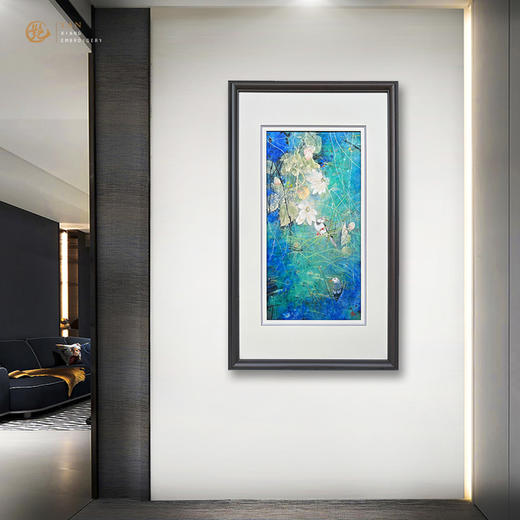 艶 湘绣 原创手绘工笔手工刺绣客厅餐厅玄关新中式挂画 商品图3