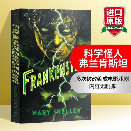 科学怪人弗兰肯斯坦 英文原版 Frankenstein 英文版科幻小说 经典名著进口书籍 Mary Shelley 玛丽雪莱 商品图0