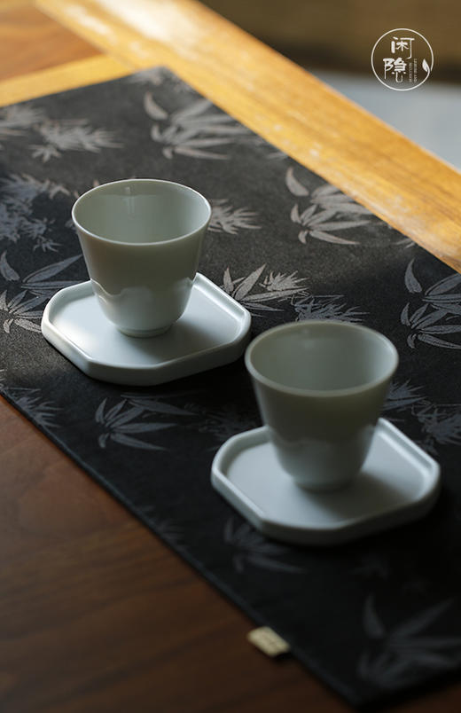 素白杯垫 单只杯垫 商品图2