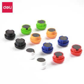 得力7823磁钉φ15mm(混)(12个/卡)