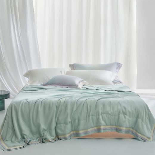 罗莱 粹·川山蜀丝?水洗桑蚕丝被-夏·知更蓝 商品图1