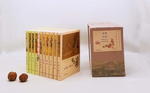 诗情词韵 历代诗词鉴赏系列十册：《先秦诗》《汉魏六朝诗》《唐诗》（上下）《汉魏六朝诗》《宋诗》《元明清诗》《唐五代词》《宋词》（上下）《元明清词》，精装10册，附赠“诗情词韵”笔记本一册，小32开精装 商品图2