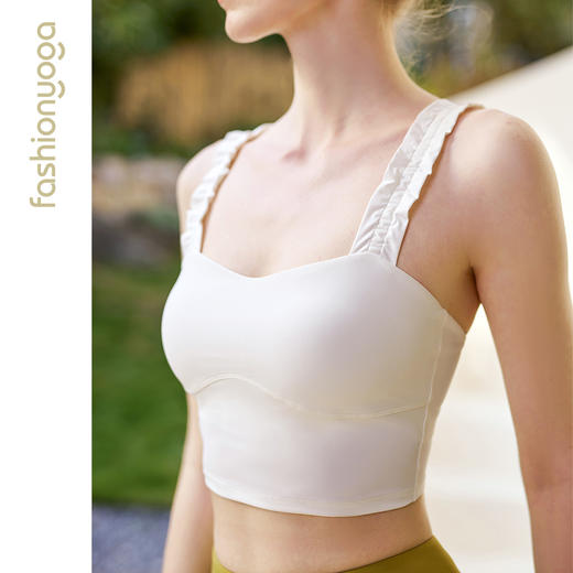 凡圣瑜伽波浪边肩带背心FY12204  商品图0