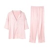 芬狄诗春夏猫印花冰丝睡衣女舒适家居服套装FL00182 商品缩略图5